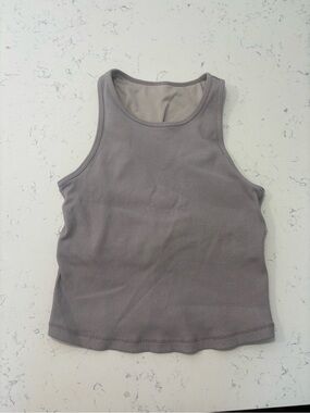 Vuori Pose Ribbed Tank Top - Purple Grey - Small